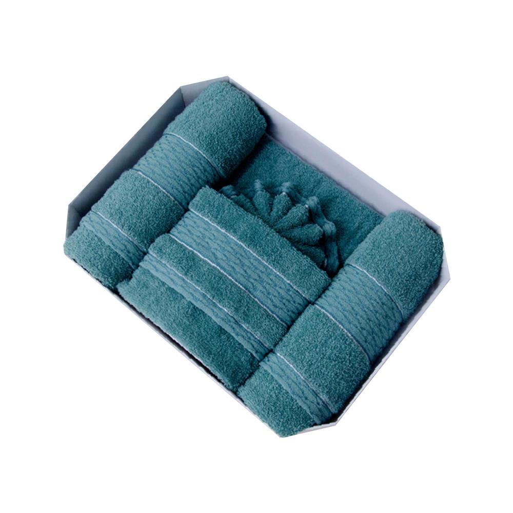 ผ้าขนหนู GIFT SET FROLINA GOLDEN THEADS สี GREEN