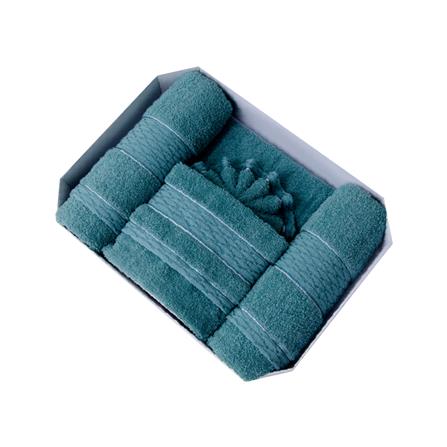 ผ้าขนหนู GIFT SET FROLINA GOLDEN THEADS สี GREEN_2