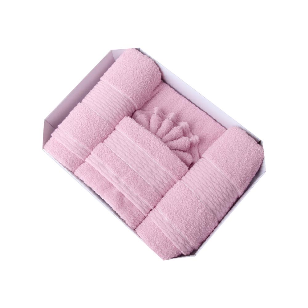 ผ้าขนหนู GIFT SET FROLINA GOLDEN THEADS สี PINK