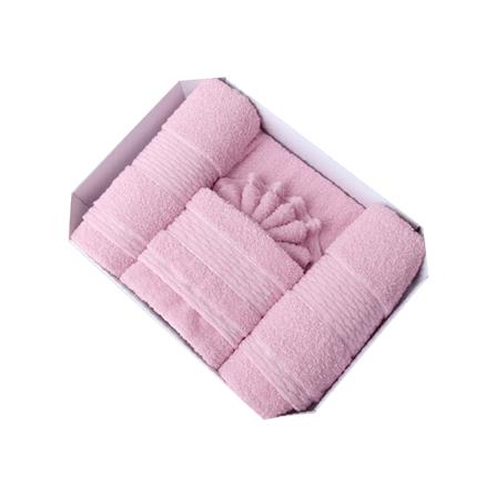 ผ้าขนหนู GIFT SET FROLINA GOLDEN THEADS สี PINK_2