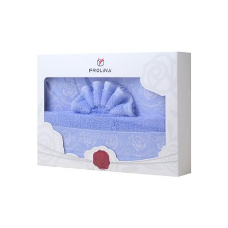 ผ้าขนหนู GIFT SET FROLINA BLISS ROSE สี BLUE_3