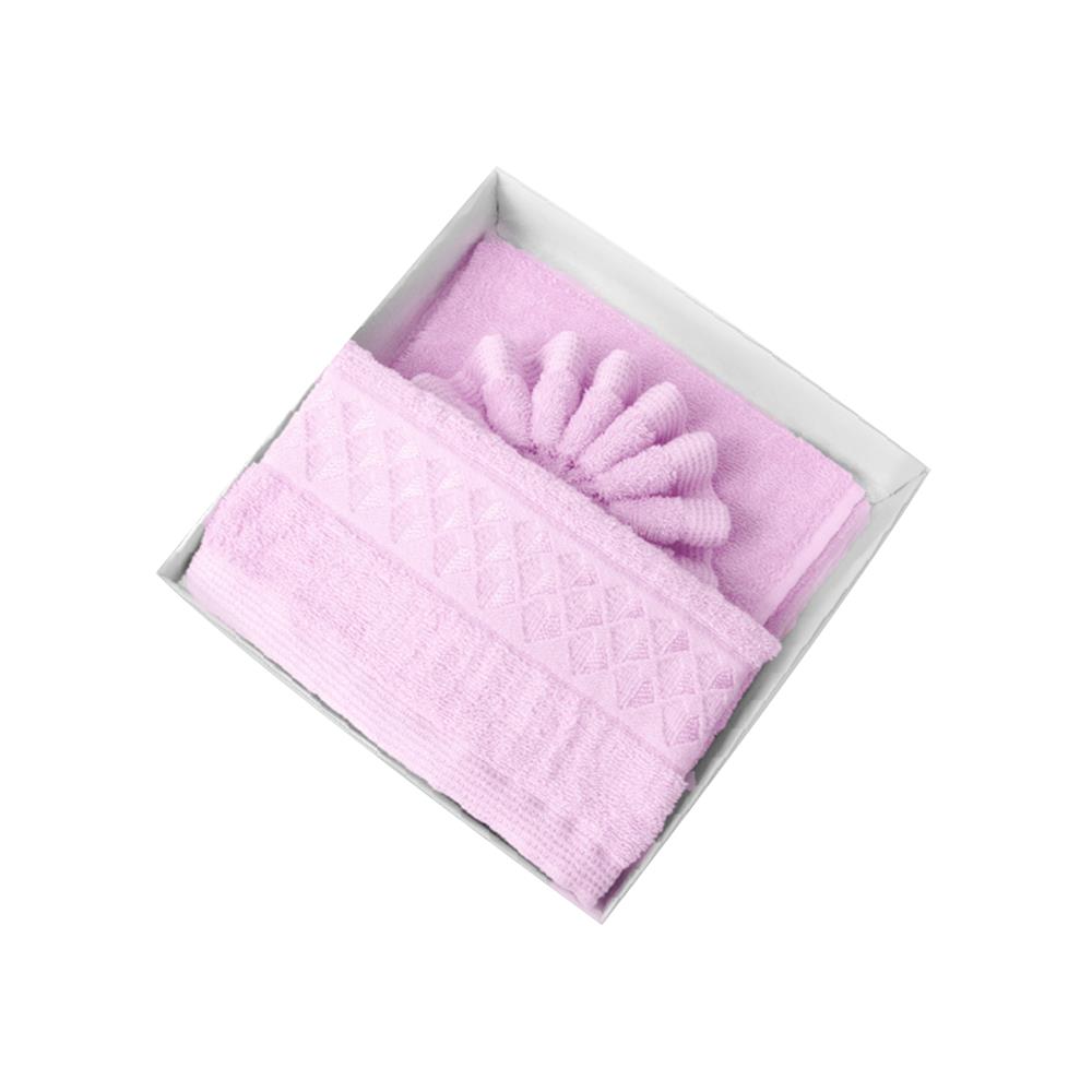 ผ้าขนหนู GIFT SET FROLINA LOVE NOTE สี PINK