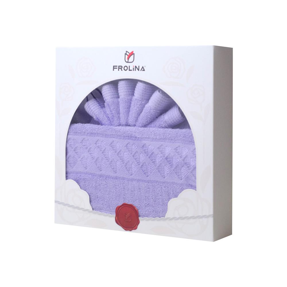 ผ้าขนหนู GIFT SET FROLINA LOVE NOTE สี VIOLET