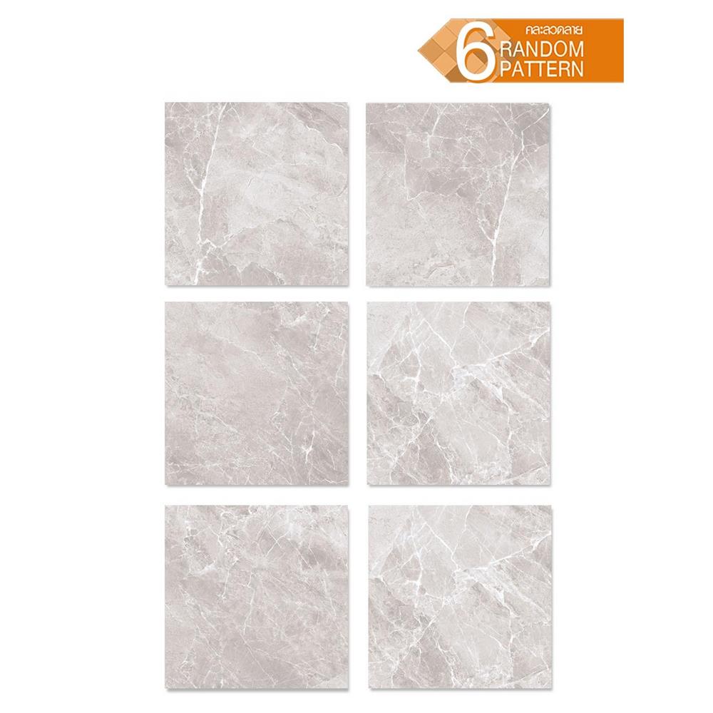 กระเบื้องพื้นพอร์ซเลน 60x60 ซม. DURAGRES โจเซฟิน เทา A 1.44 ตร.ม.