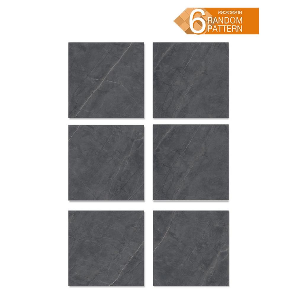 กระเบื้องพื้นพอร์ซเลน 60x60 ซม. DURAGRES อโมริโน่ เทาเข้ม A 1.44 ตร.ม.