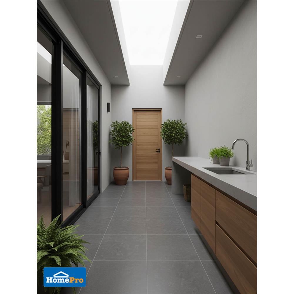 กระเบื้องพื้นพอร์ซเลน 60x60 ซม. COTTO คาเมเลีย เทาเข้ม PM 1.44 ตร.ม.