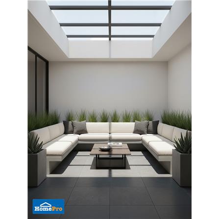 กระเบื้องพื้นพอร์ซเลน 60x60 ซม. COTTO คาเมเลีย เทาเข้ม PM 1.44 ตร.ม._4