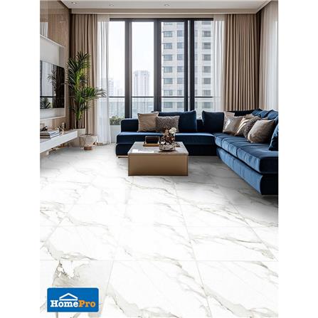 กระเบื้องพื้นพอร์ซเลน 60x60 ซม. DURAGRES อัลวิโน่ ขาว A 1.44 ตร.ม._3