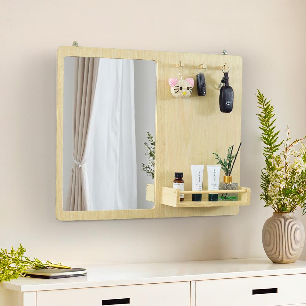 กระจกเงาชั้นวาง GIAVANI GV-0047 60x50 ซม.