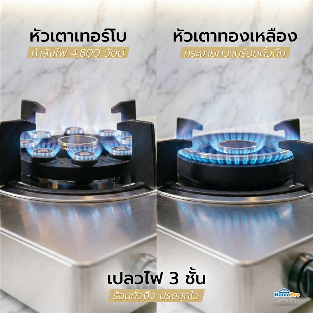 เตาแก๊สตั้งโต๊ะ 2 หัวแก๊ส KUCINE GA02