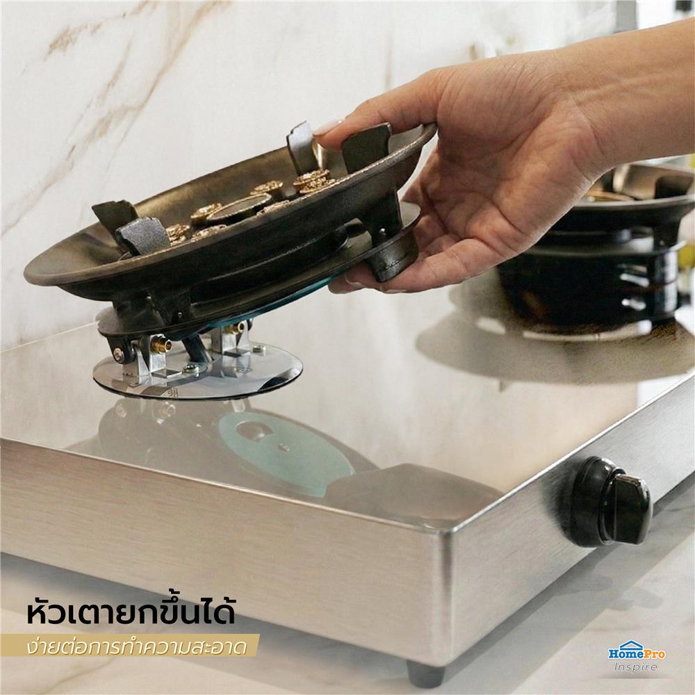 เตาแก๊สตั้งโต๊ะ 2 หัวแก๊ส KUCINE GA02