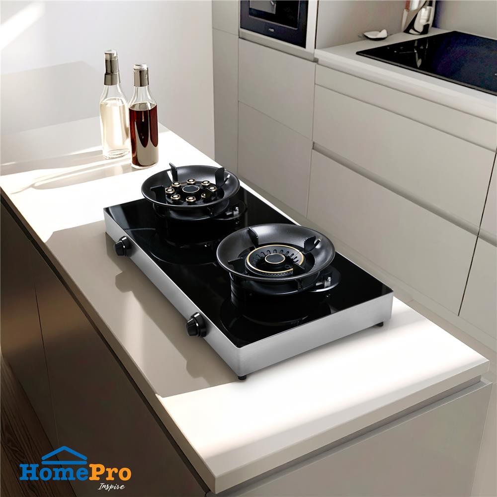 เตาแก๊สตั้งโต๊ะ 2 หัวแก๊ส KUCINE GA01