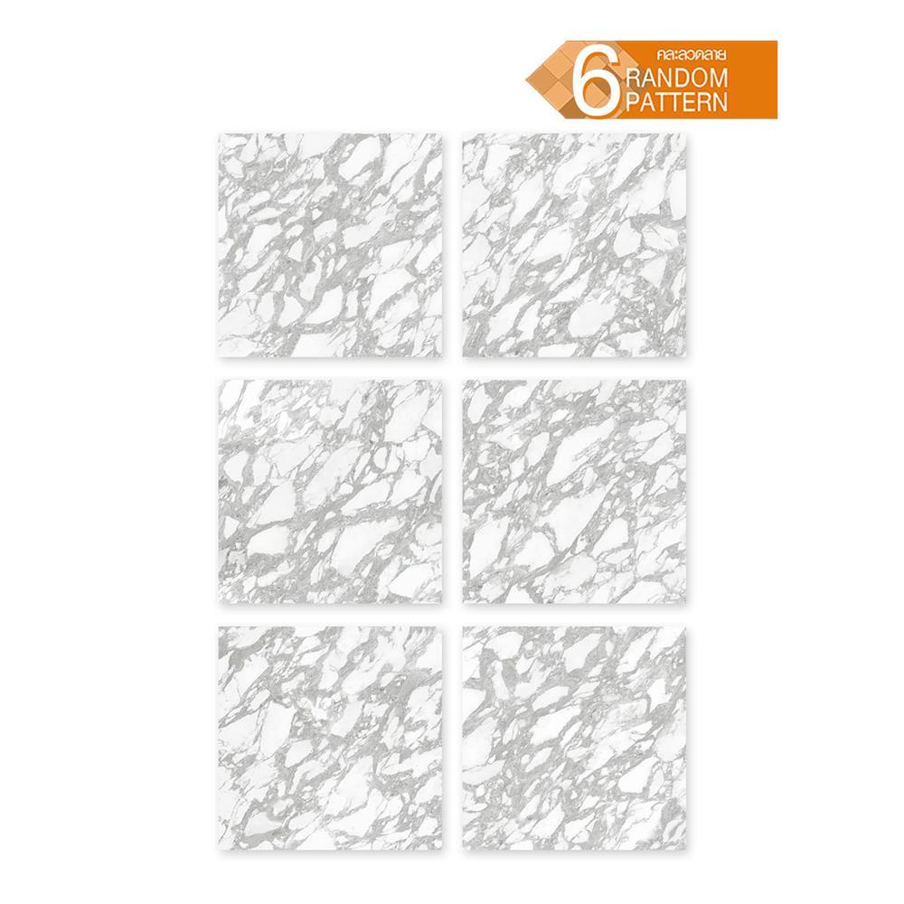 กระเบื้องพื้นพอร์ซเลน 60x60 ซม. COTTO คลีโอน่า ขาว PM 1.44 ตร.ม.