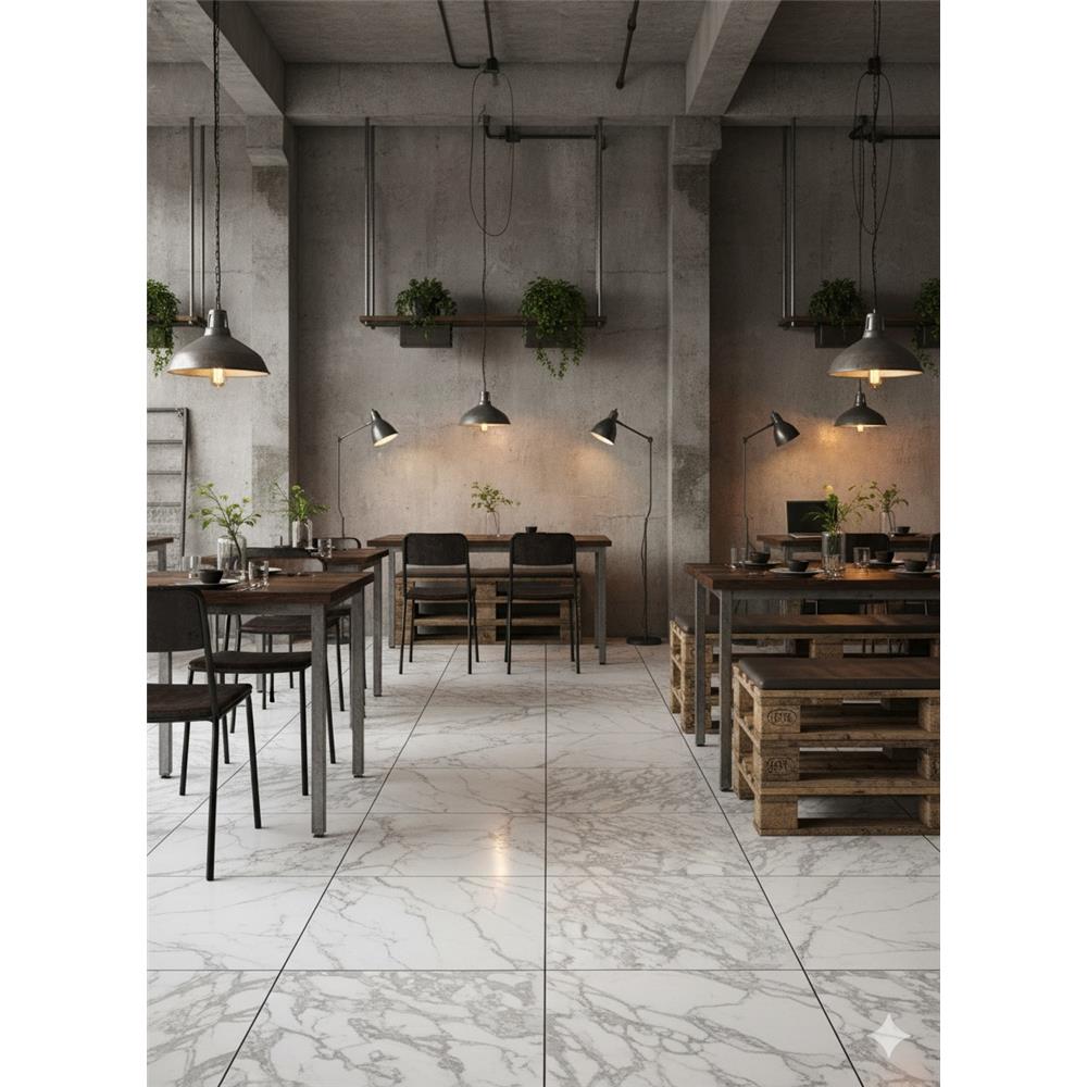 กระเบื้องพื้นพอร์ซเลน 60x60 ซม. COTTO คลีโอน่า ขาว PM 1.44 ตร.ม.