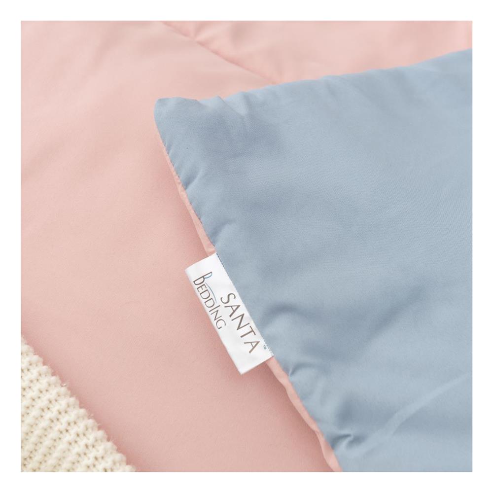 ผ้านวม SANTA BEDDING 70x90 นิ้ว สี LIGHT BLUE/PINK
