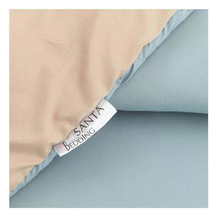 ผ้านวม SANTA BEDDING 70x90 นิ้ว สี LIGHT BLUE/CREAM_1