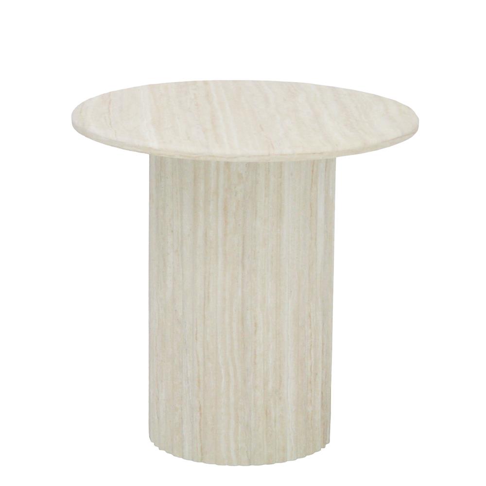 โต๊ะข้าง SB FURNITURE HASHBROWN 19235523 55 ซม. สีครีม