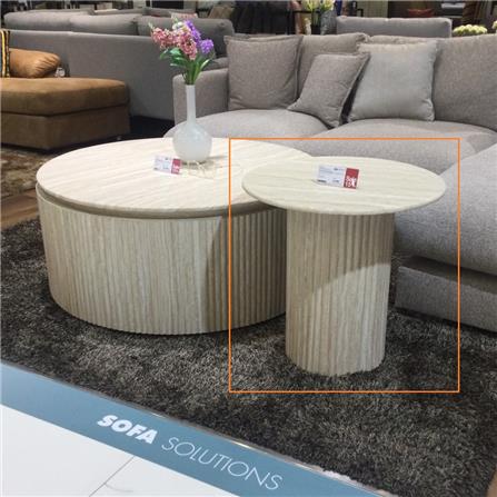 โต๊ะข้าง SB FURNITURE HASHBROWN 19235523 55 ซม. สีครีม_3