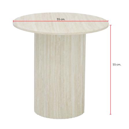 โต๊ะข้าง SB FURNITURE HASHBROWN 19235523 55 ซม. สีครีม_4