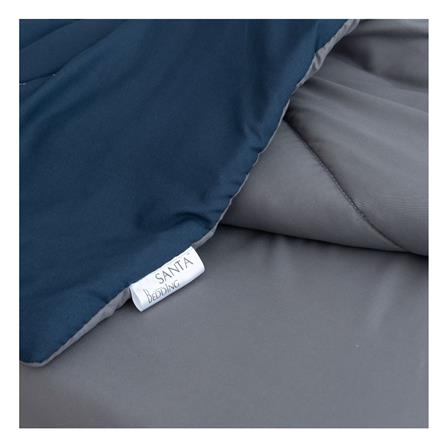 ผ้านวม SANTA BEDDING 70x90 นิ้ว สี GREY/NAVY BLUE_1
