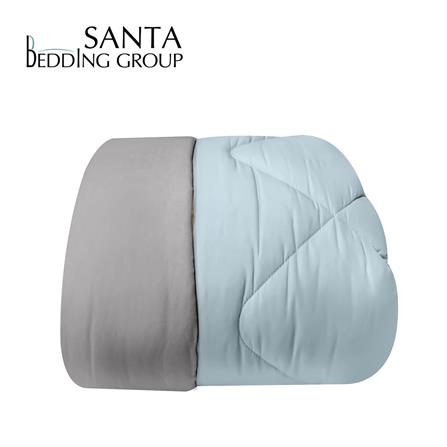 ผ้านวม SANTA BEDDING 100x90 นิ้ว สี LIGHT BLUE/GREY_0