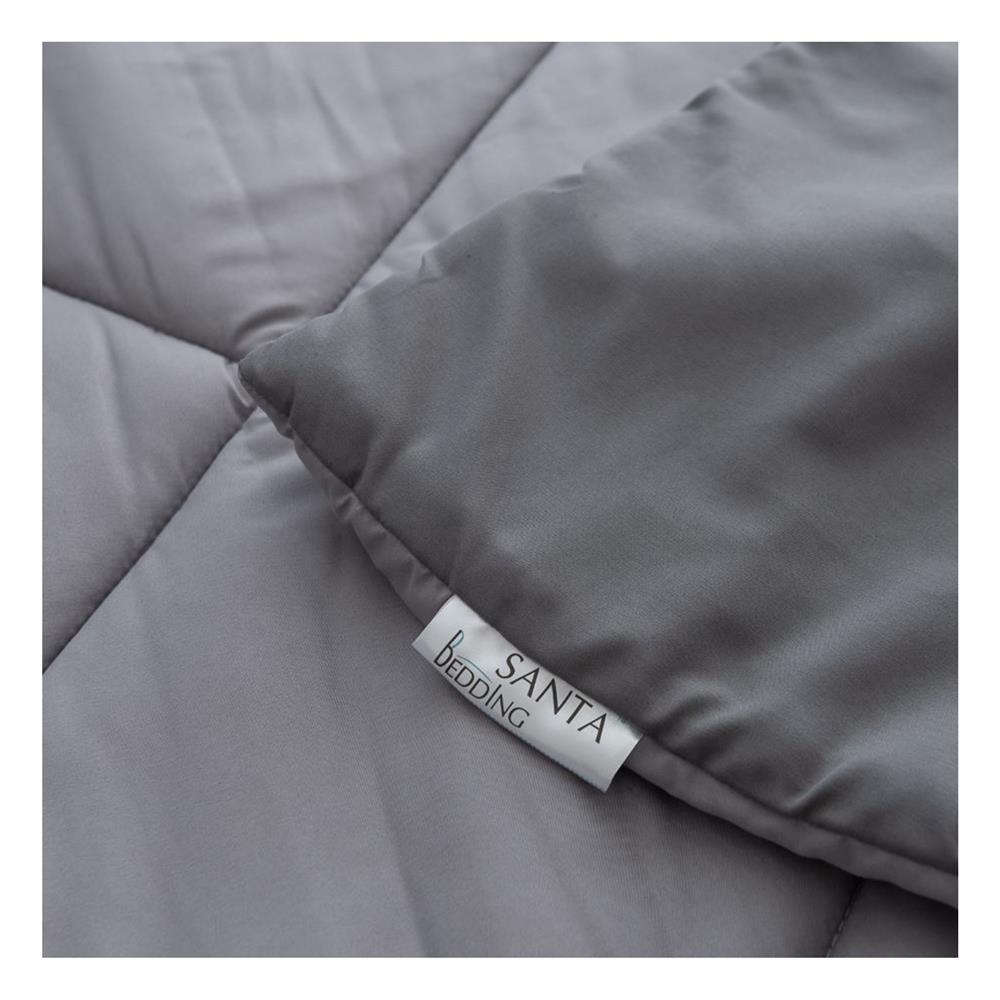 ผ้านวม SANTA BEDDING 70x90 นิ้ว สี LIGHT GREY/DARK GREY