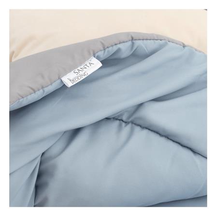 ผ้านวม SANTA BEDDING 70x90 นิ้ว สี LIGHT BLUE/GREY_1
