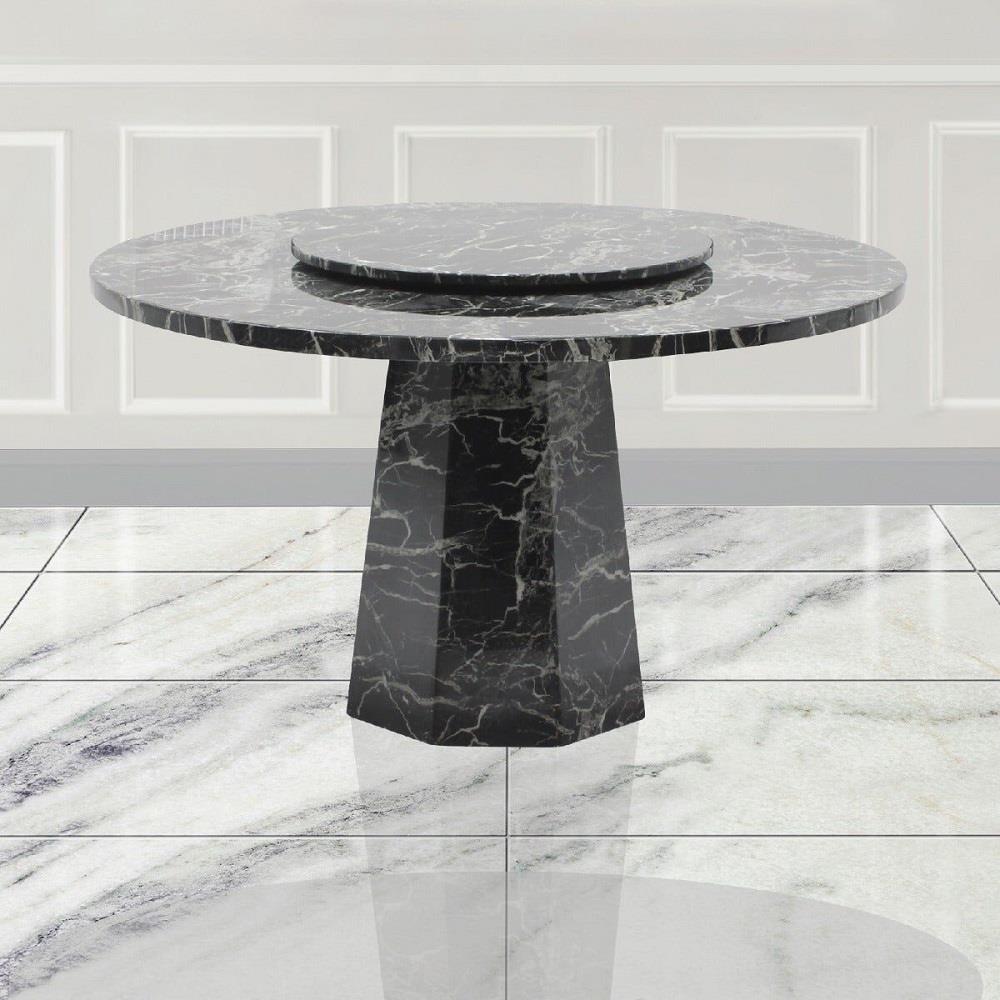 โต๊ะทานข้าว SB FURNITURE FLACIO 19113829 134 ซม. สีดำ