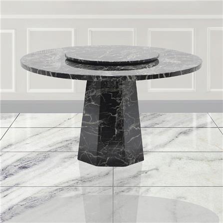 โต๊ะทานข้าว SB FURNITURE FLACIO 19113829 134 ซม. สีดำ_2