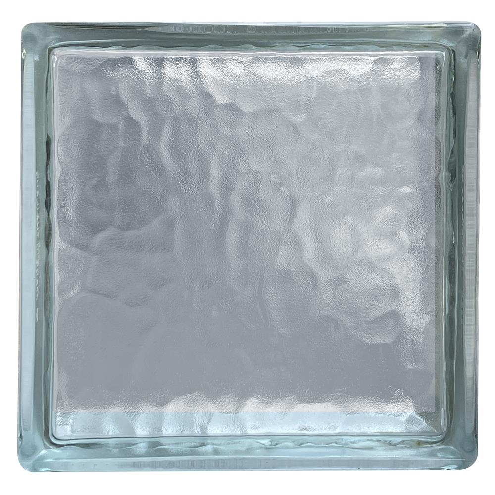 อิฐแก้ว 19x19x8 ซม. ช้างแก้ว มณีธารา สีใส