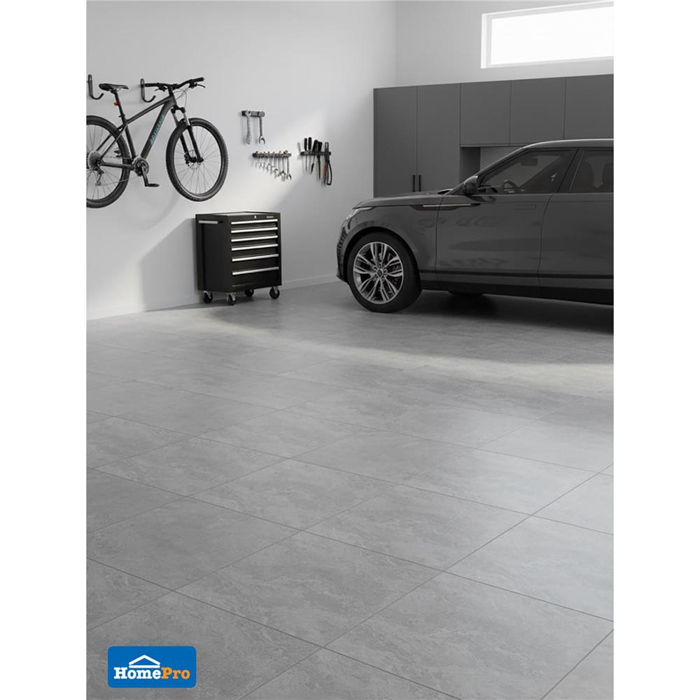 กระเบื้องพื้นพอร์ซเลน 60x60 ซม. COTTO โอลีอันเดอร์ เทาอ่อน PM 1.44 ตร.ม.