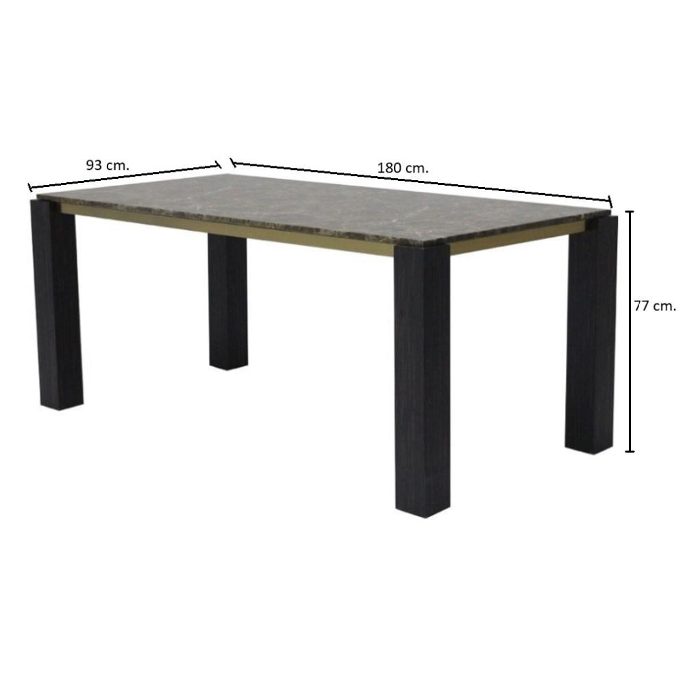 โต๊ะทานข้าว SB FURNITURE EDWARD 19128789 180 ซม. สีน้ำตาล