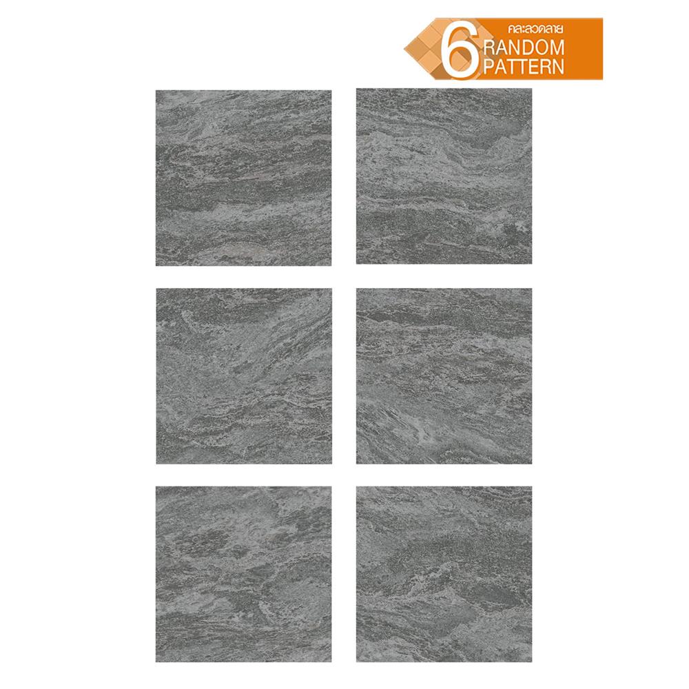 กระเบื้องพื้นพอร์ซเลน 60x60 ซม. COTTO โอลีอันเดอร์ เทา PM 1.44 ตร.ม.