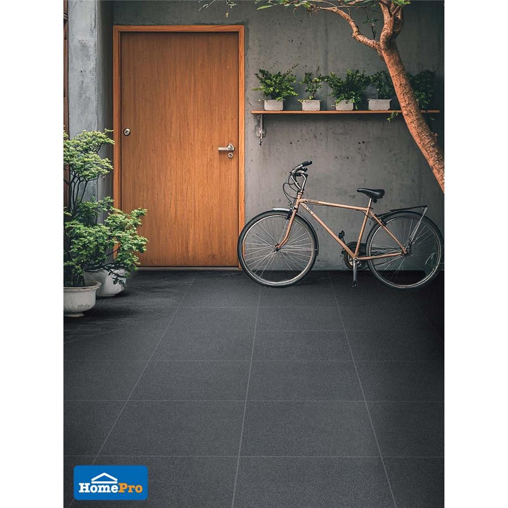 กระเบื้องพื้นพอร์ซเลน 60x60 ซม. DURAGRES อัลบิน เทาเข้ม A 1.44 ตร.ม.