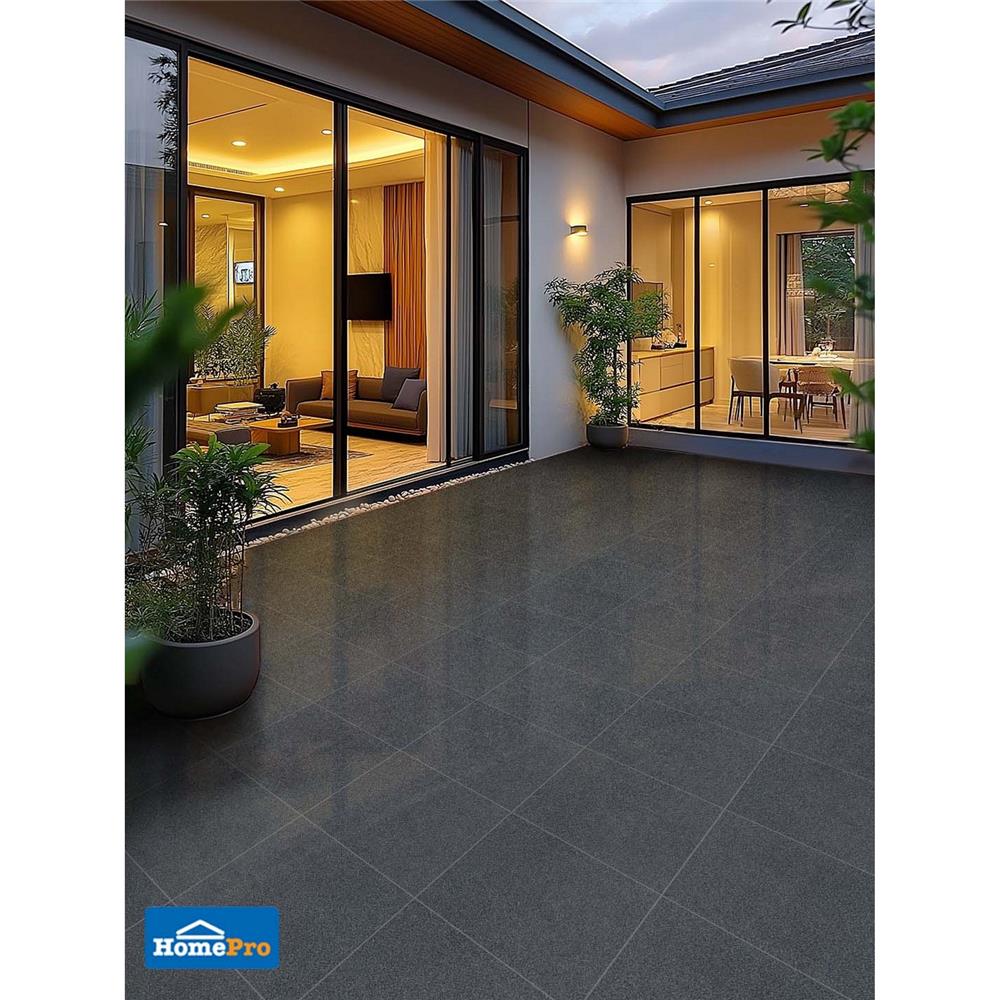 กระเบื้องพื้นพอร์ซเลน 60x60 ซม. DURAGRES อัลบิน เทาเข้ม A 1.44 ตร.ม.