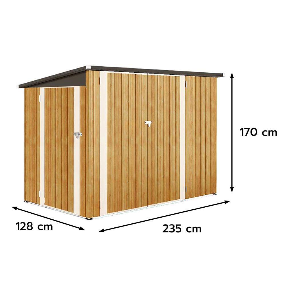 บ้านเก็บของกลางแจ้ง SPRING HUNTER 235x128 ซม.