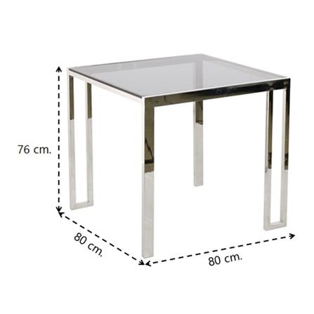 โต๊ะทานข้าว SB FURNITURE MONTIS 19156775 80 ซม. สีดำ_3