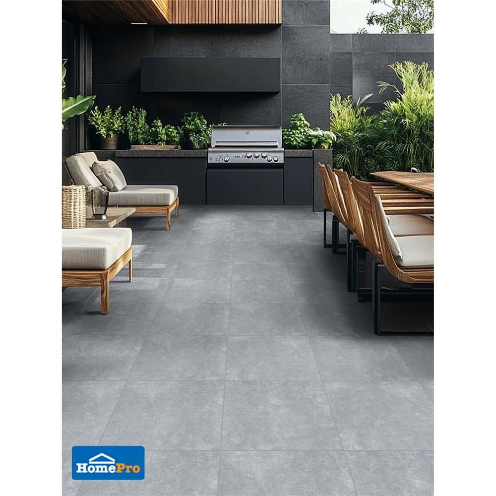 กระเบื้องพื้นพอร์ซเลน 60x60 ซม. DURAGRES เฮอริเทจ เทา A 1.44 ตร.ม.