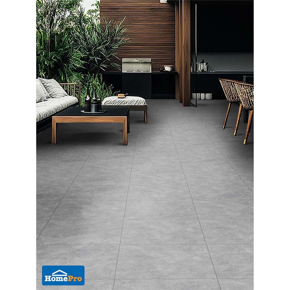 กระเบื้องพื้นพอร์ซเลน 60x60 ซม. DURAGRES อาร์เทค เทา A 1.44 ตร.ม.