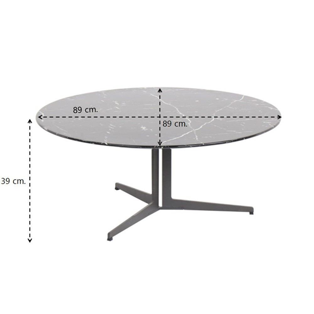 โต๊ะกลาง SB FURNITURE TRUEMOVE 19158040 89 ซม. สีดำ