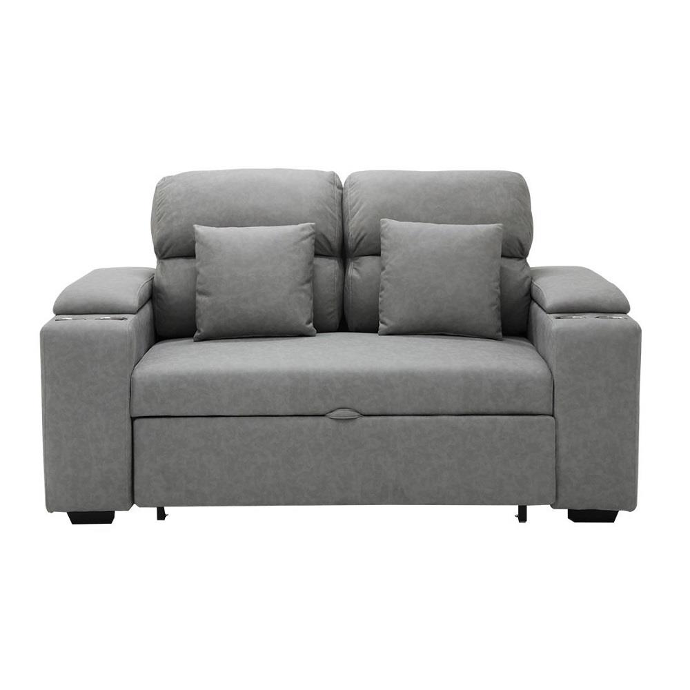 โซฟาเบด 2 ที่นั่ง KONCEPT THIAGO 19228462 สีเทา