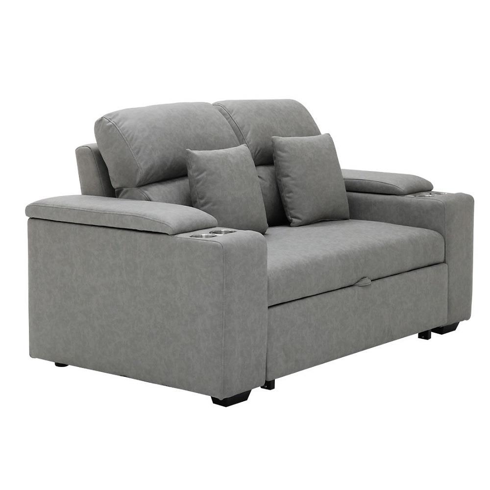 โซฟาเบด 2 ที่นั่ง KONCEPT THIAGO 19228462 สีเทา