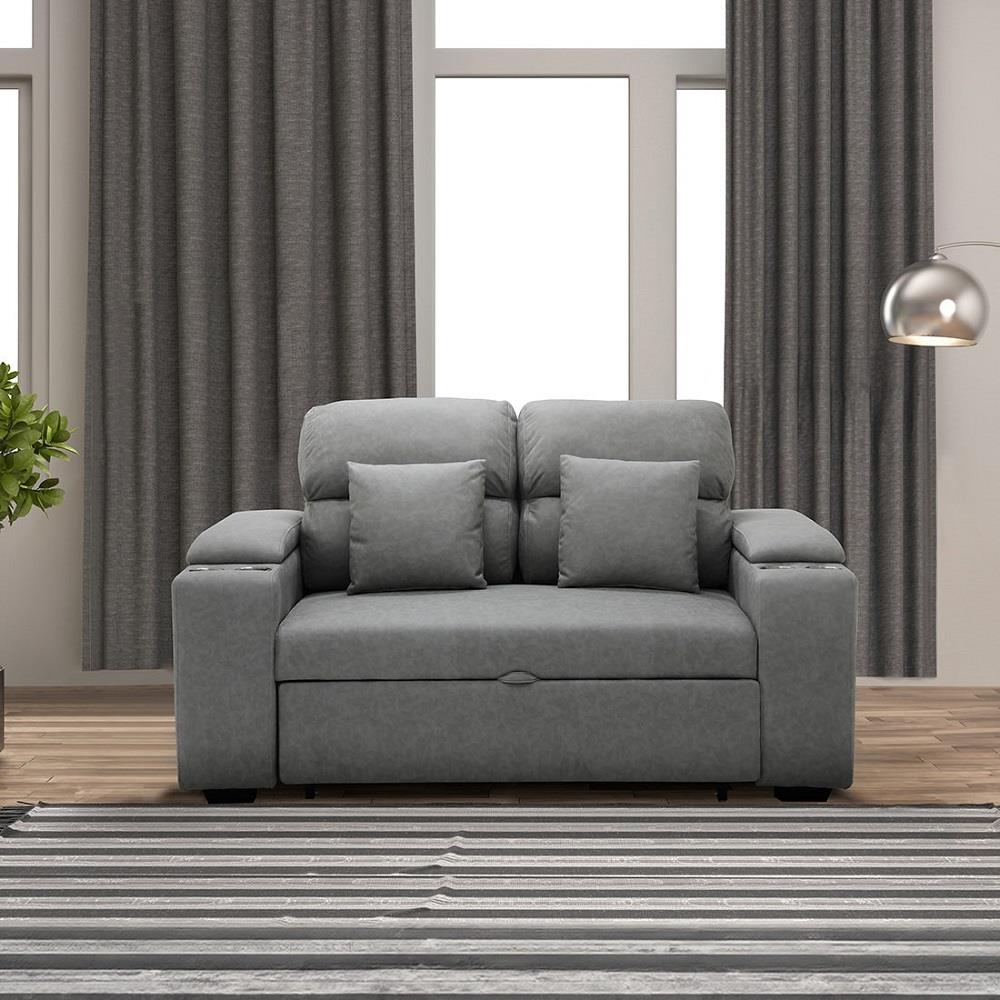 โซฟาเบด 2 ที่นั่ง KONCEPT THIAGO 19228462 สีเทา