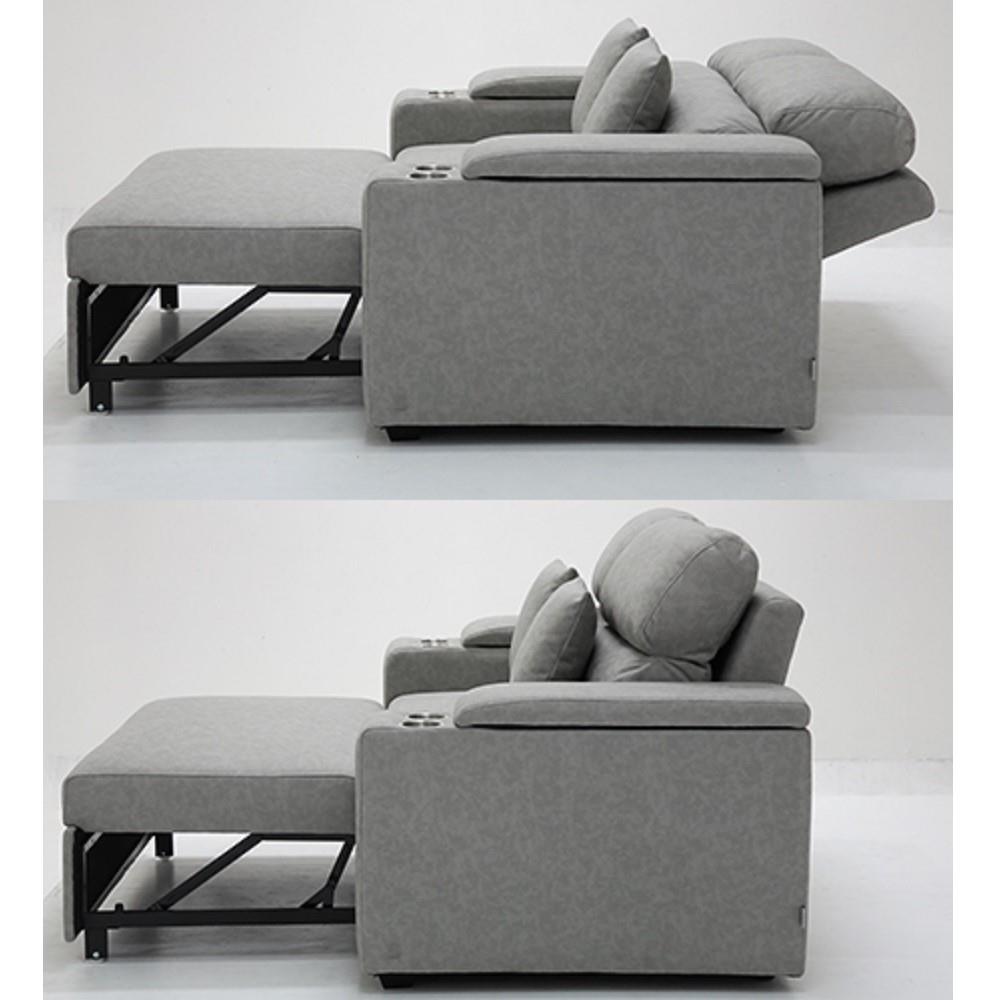 โซฟาเบด 2 ที่นั่ง KONCEPT THIAGO 19228462 สีเทา