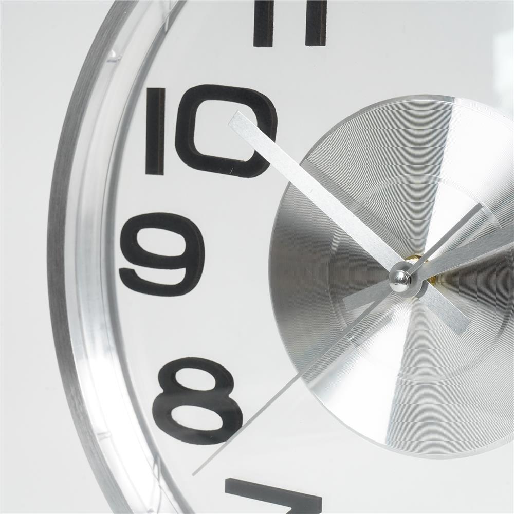 นาฬิกาแขวน SNAZZ EG7764C 12 นิ้ว สีเงิน