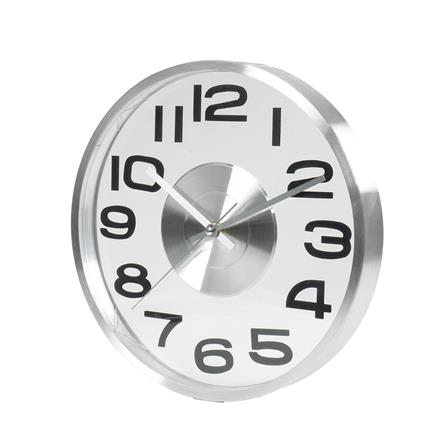 นาฬิกาแขวน SNAZZ EG7764C 12 นิ้ว สีเงิน_2