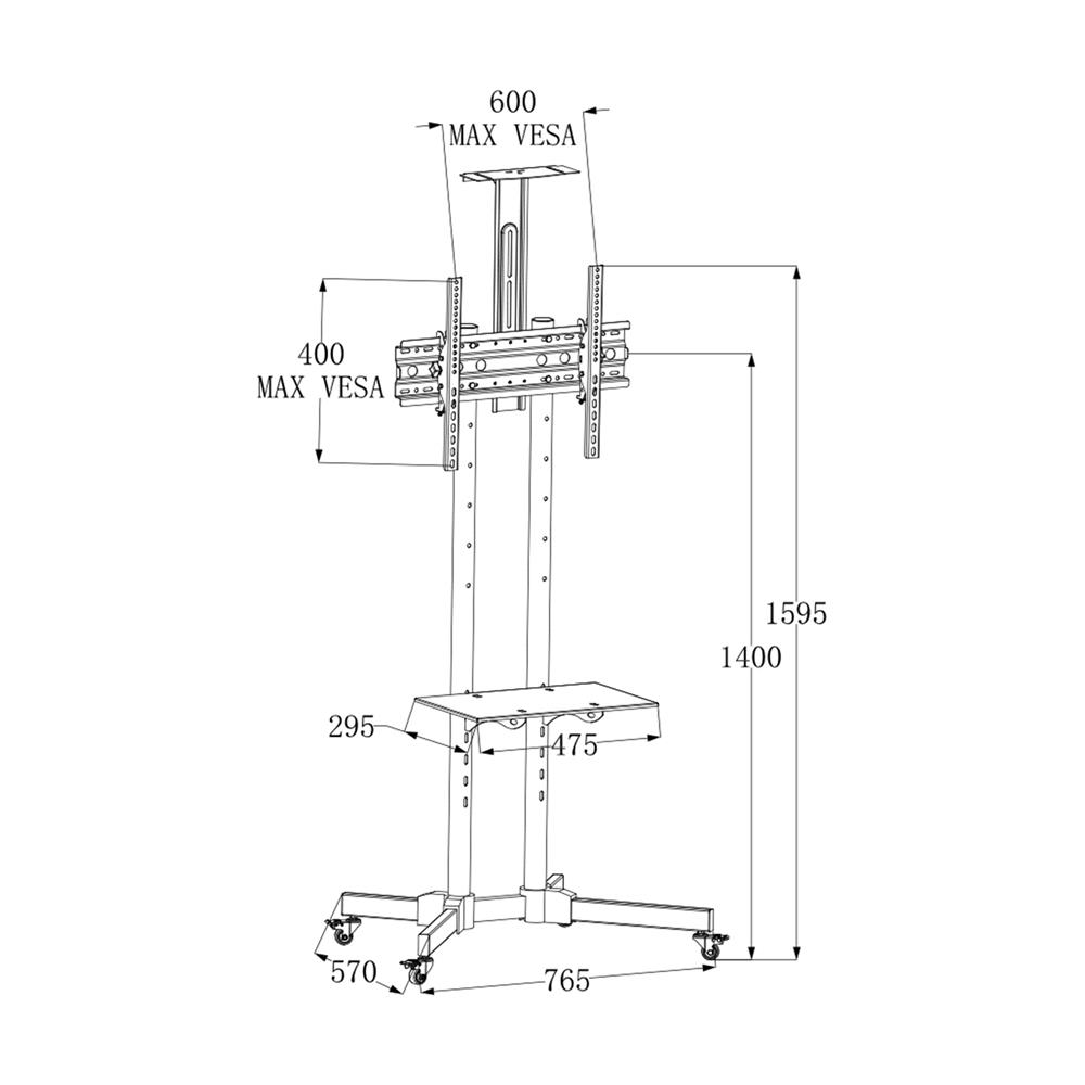 ขาแขวนล้อเลื่อน LEONA L-M66
