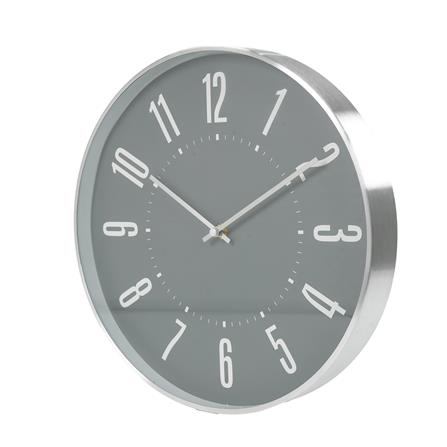 นาฬิกาแขวน SNAZZ EG7757 12 นิ้ว สีเงิน_2