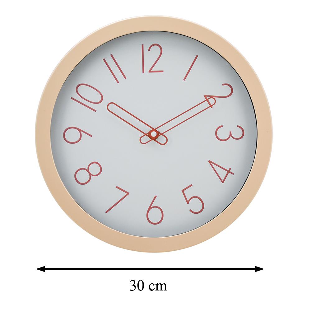 นาฬิกาแขวน SNAZZ EG6911A 12 นิ้ว สีส้ม