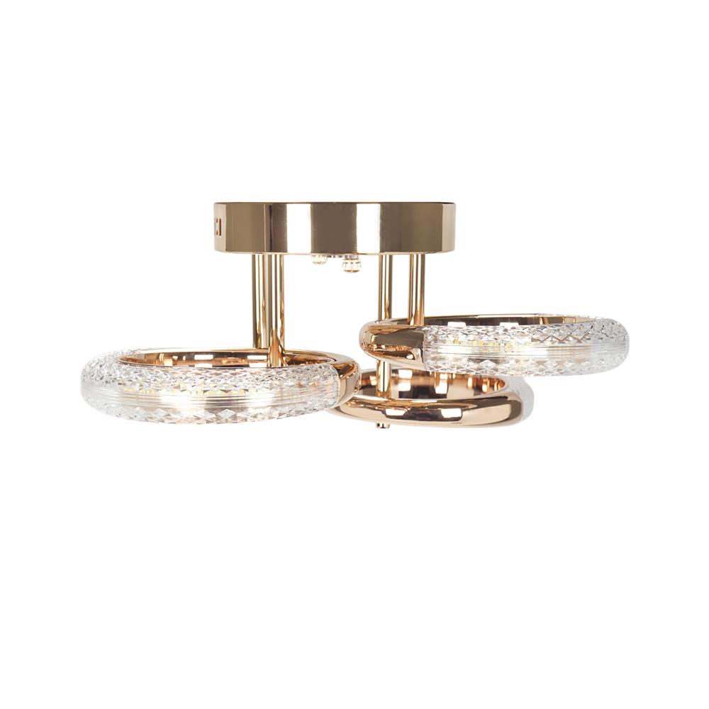 ไฟถาด LED CARINI H6213/30W 30 วัตต์ DAYLIGHT/COOL WHITE/WARM WHITE สีทอง/ใส 4 หัว